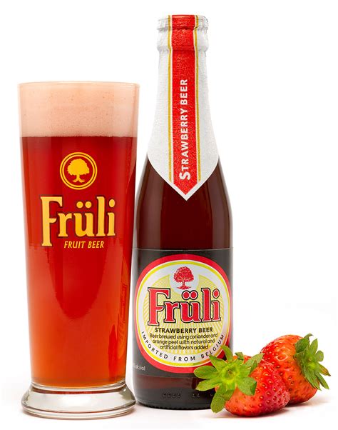 Fruli Strawberry Beer Strawberry Beer Fruit Beer Beer
