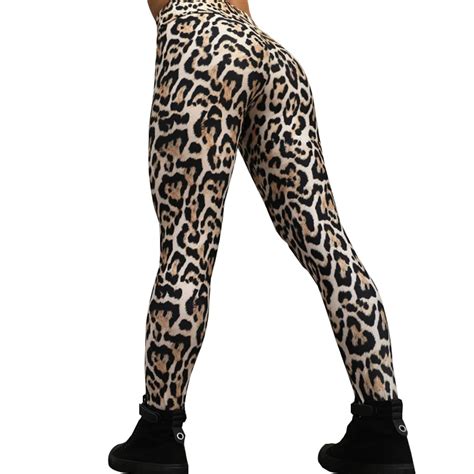 Buy Chrleisure Sexy Leopard Print Leggings Women