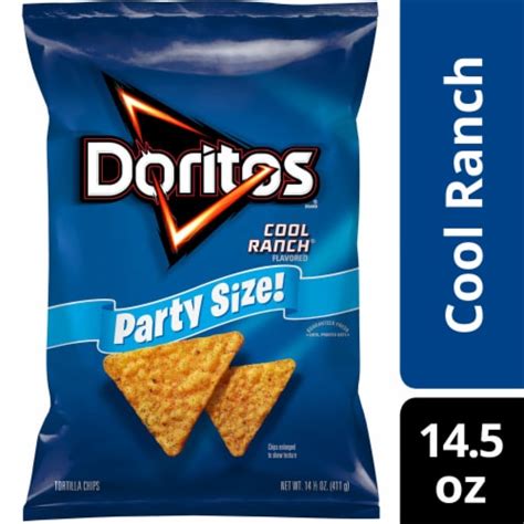 Doritos Cool Ranch Flavored Tortilla Chips Party Size Oz Frys