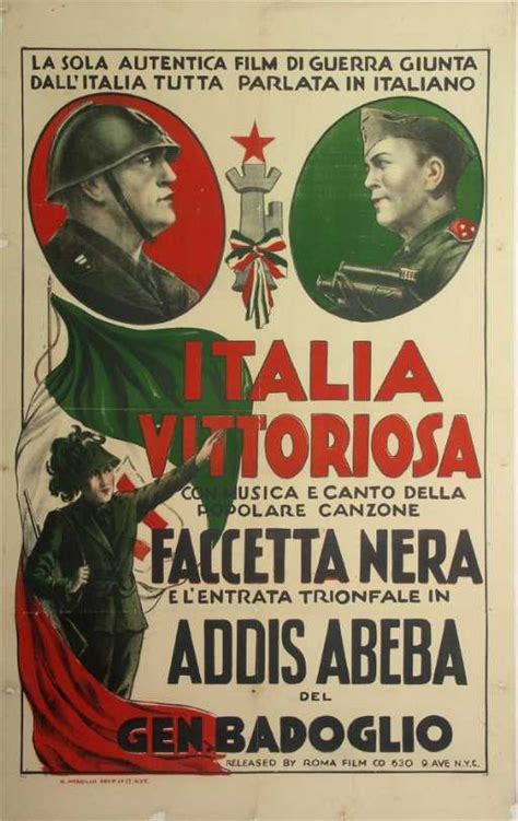 62 Old 1930s Italian Fascist Il Duce Propaganda Poster