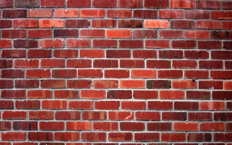 Download Wallpapers Red Brickwall Macro Red Bricks Bricks Textures