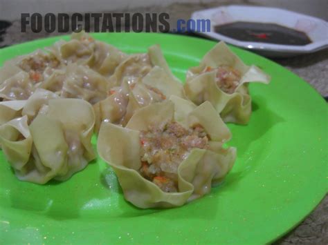 How To Make Siomai Food Citations