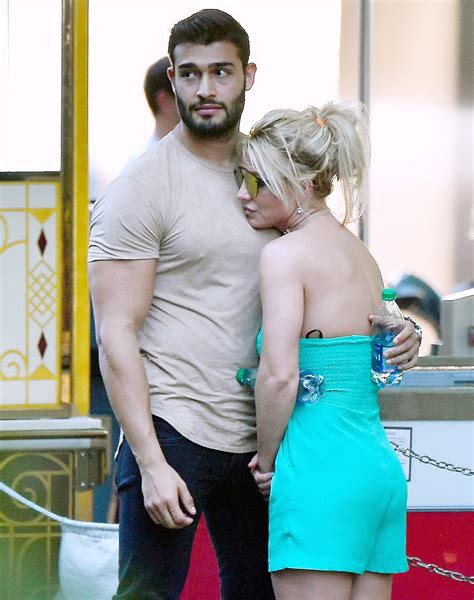 britney spears and sam asghari pack on pda in disneyland