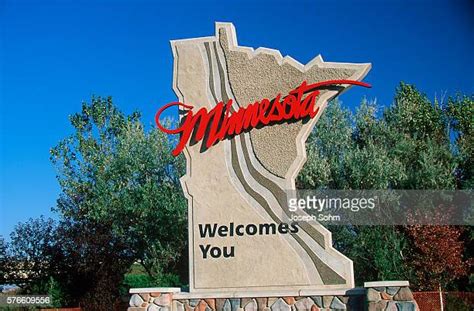 Welcome To Minnesota Sign Photos And Premium High Res Pictures Getty