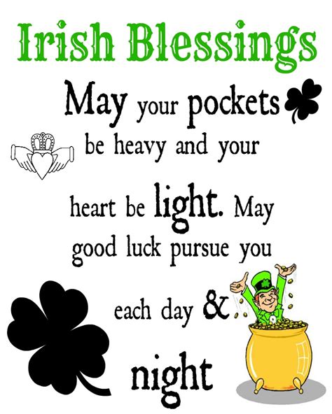 Irish Blessings Printable Debbiedoos