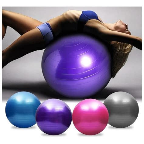 Bola De Pilates 65cm Gym Ball Com Bomba De Ar Shopee Brasil