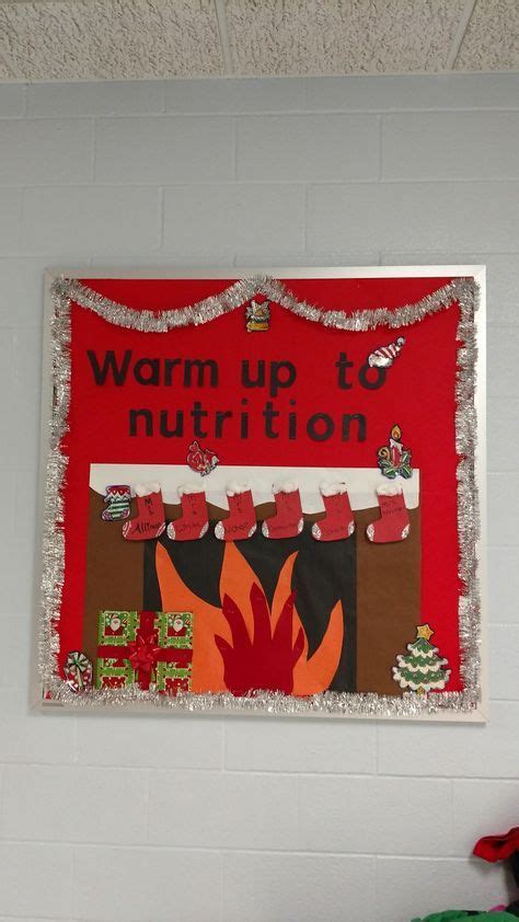 Christmas Board Nutrition Cafeteria Lunchlady