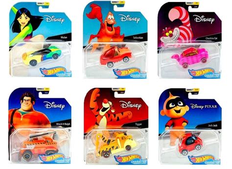 2019 Hot Wheels 1 64 Disney Pixar Character Cars Series 4 Set Of Collectible Die Cast Toy Cars