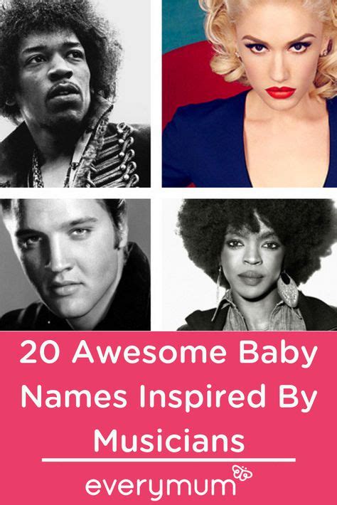 20 Awesome Baby Names Inspired By Musicians Music Baby Names Baby