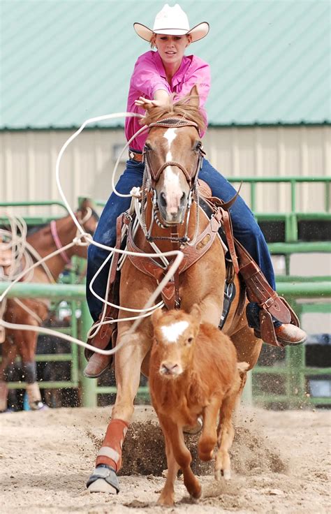 Utah Cowgirl Roping A Calf In Rodeo Competition Smithsonian Photo