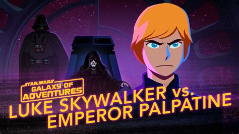 Luke Vs Emperor Palpatine Rise To Evil Star Wars Galaxy Of