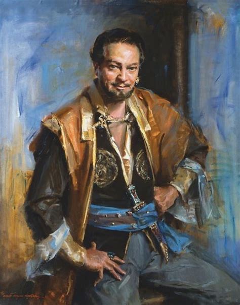Alfred Drake Kismet 1954 Painting Portrait Artist Portrait Painting