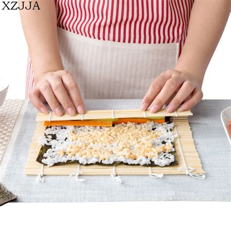 Xzjja High Quality Sushi Roll Mat Roller Cake Roll Mold Seaweed Nori