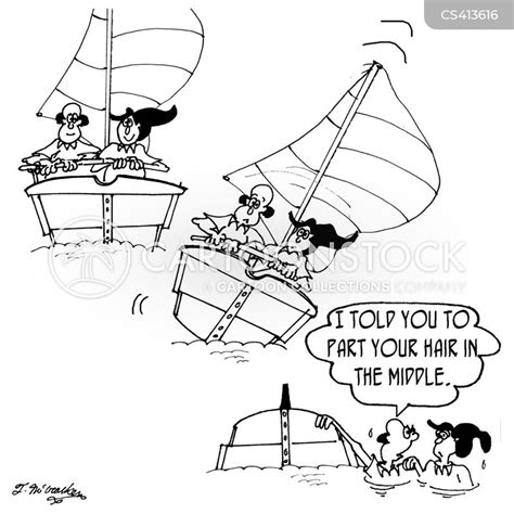 Sails Boat Cartoons And Comics Funny Pictures From Cartoonstock