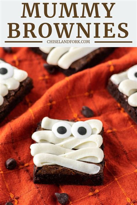 Mummy Brownies Recipe Desserts Homemade Chocolate Dessert Recipes