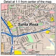 Santa Rosa California Map – Topographic Map of Usa with States