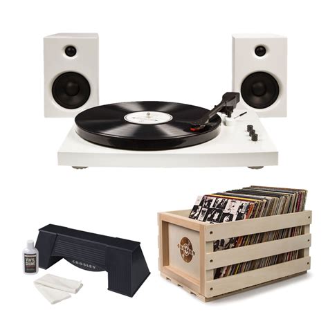 It's not crystal clear, but in concerts things rarely are and most of my music sounds like scores used in black and white cartoons. Buy Crosley T100 Turntable 3 Piece Bundle - White Online ...