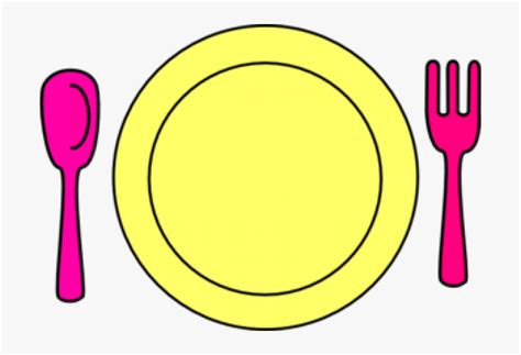 Dinner Place Setting Clip Art - Dinner Table Setting Clipart, HD Png