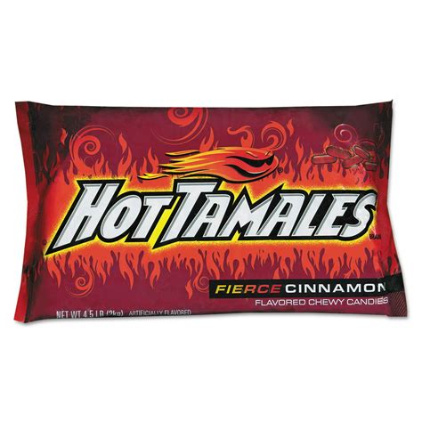 Hot Tamales Fierce Cinnamon Chewy Candy 45 Lb