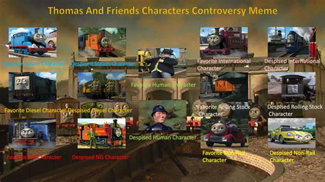 Thomas And Friends Characters Controversy Meme By Geononnyjenny On Deviantart