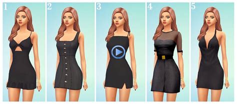 Mmfinds Spielekindergeburtstag Sims 4 Dresses Sims 4 Mods Clothes