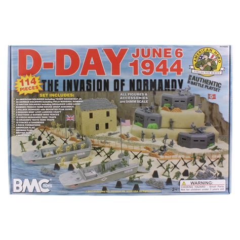 Bmc Ww2 D Day Plastic Army Men Invasion Of Normandy 114pc Boxed