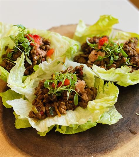 Savory Asian Style Lettuce Wraps Chef Kai Chase