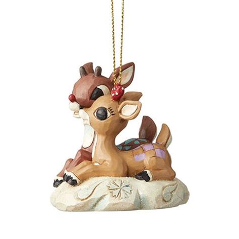 Rudolph The Red Nosed Reindeer And Clarice By Jim Shore Ornament