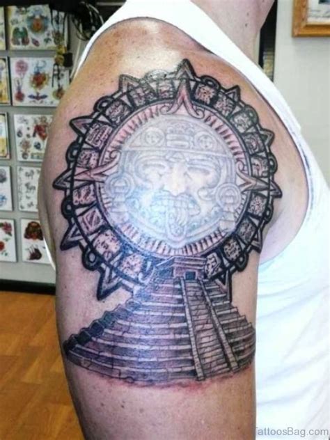 60 Attractive Aztec Tattoos On Shoulder Tattoo Designs