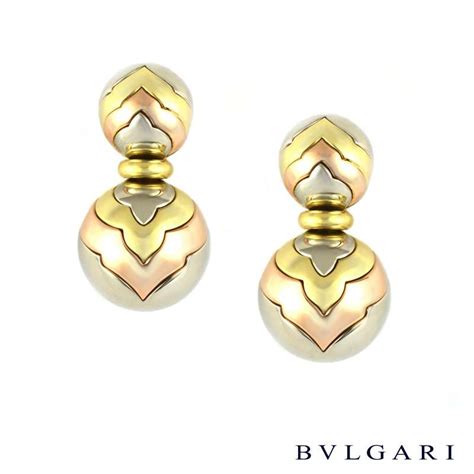 Check spelling or type a new query. Bvlgari Three Colour Gold Ball Drop Earrings | Rich Diamonds