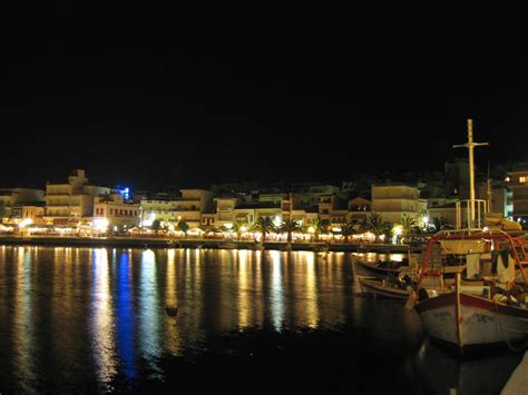 Greek Islands Photos Crete Sitia By Night