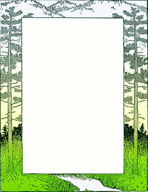 Free Nature Borders Clip Art Page Borders And Vector Graphics Clip