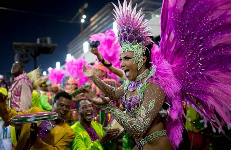 Rio Carnival Parade At The Sambadrome Mirror Online
