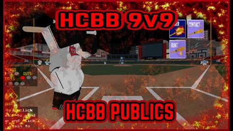 Roblox Baseball Hcbb 9v9 Hcbb Publics Youtube