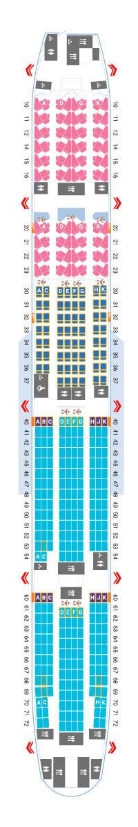 China Airlines Boeing 777 300er Seat Map