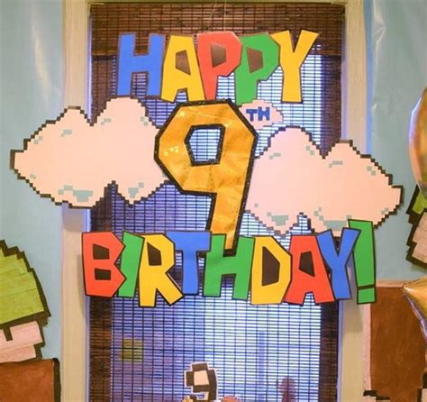 Super Mario Bros Birthday Super Diy Super Mario Birthday Party