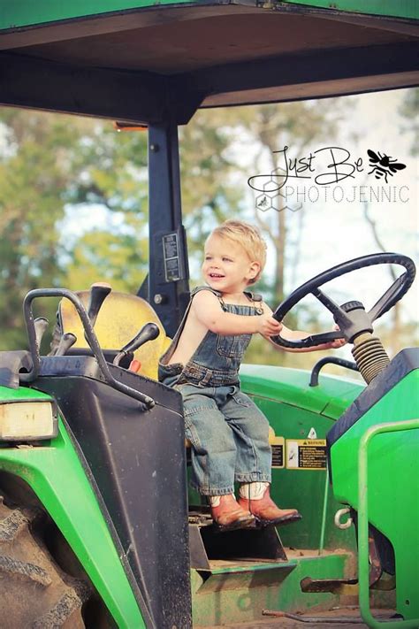 Tractor Country Southern Boys Overalls Blonde Farmer Tractors