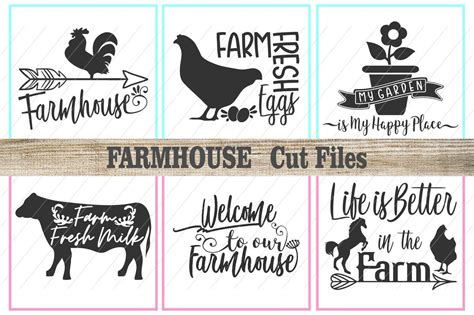 Country Svg For Shirts Cricut Wood Sign Files Silhouette Farm Cut Files