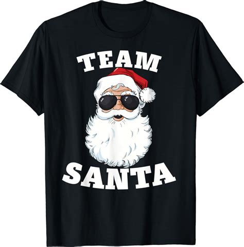 Team Santa Funny Santas Fan Club Christmas T Shirt Uk Fashion