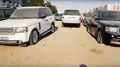 Check Out The Abandoned Luxury Cars In Dubai Car Yard Gq India