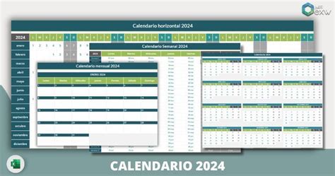 Plantilla Gratuita Del Calendario De 2024 En Excel