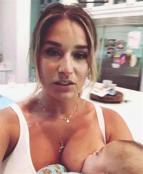 Jessie James Decker Breastfeeds While Discussing New Mom Struggles