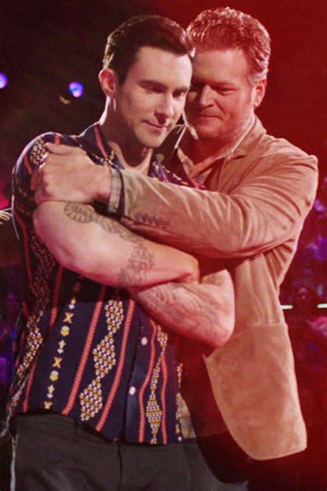 Adam Levine And Blake Shelton Relationship Goals Watch The Voice Bromance Continue On Monday