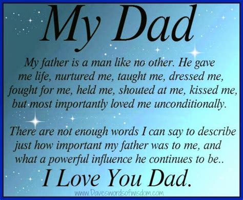 i love you dad