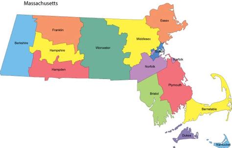 Massachusetts Map