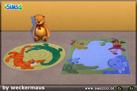 Blackys Sims 4 Zoo Animal Rug For Kids By Weckermaus Download