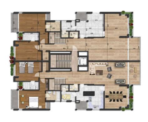 Duplex Apartments Floor Plans Architectural 3d Elevation And 3d