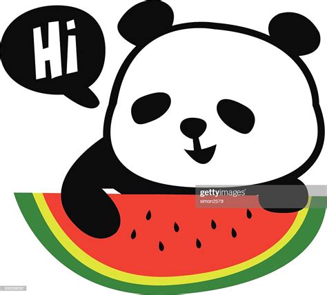 Cute Panda High Res Vector Graphic Getty Images