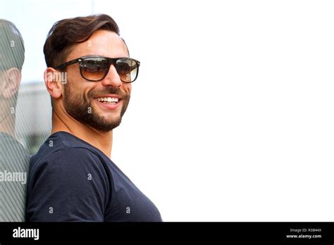 Young Attractive Man With Sunglasses Stock Photo Alamy