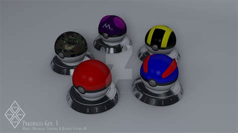 Generation 1 Pokeballs Closed By Laira The Jester On Deviantart